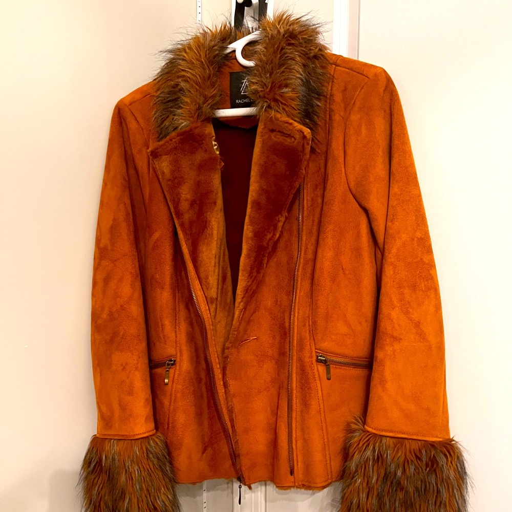 Brown Suede Coat